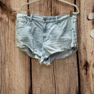 Light Blue Denim Women's Shorts